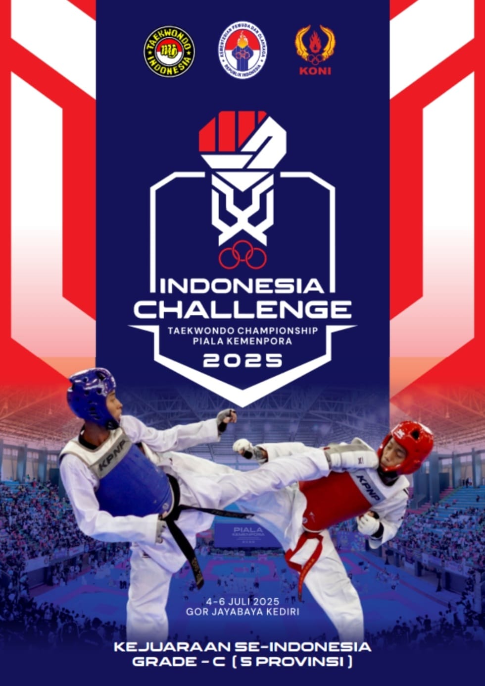 Ajang Pertarungan Prestasi Taekwondo di Tanah Air Taekwondo Indonesia Dojang rhinofightermalang